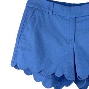 Lane Bryant 'The Allie' Scalloped Hem Cornflower Blue Shorts XXL (2X, 18/20)